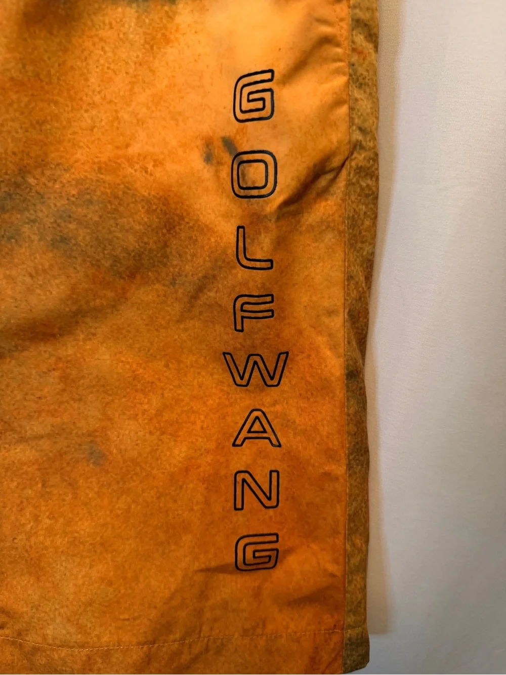 Golf Wang Winslow Shorts Size Large Drawstring Orange Green Tyler The Creator